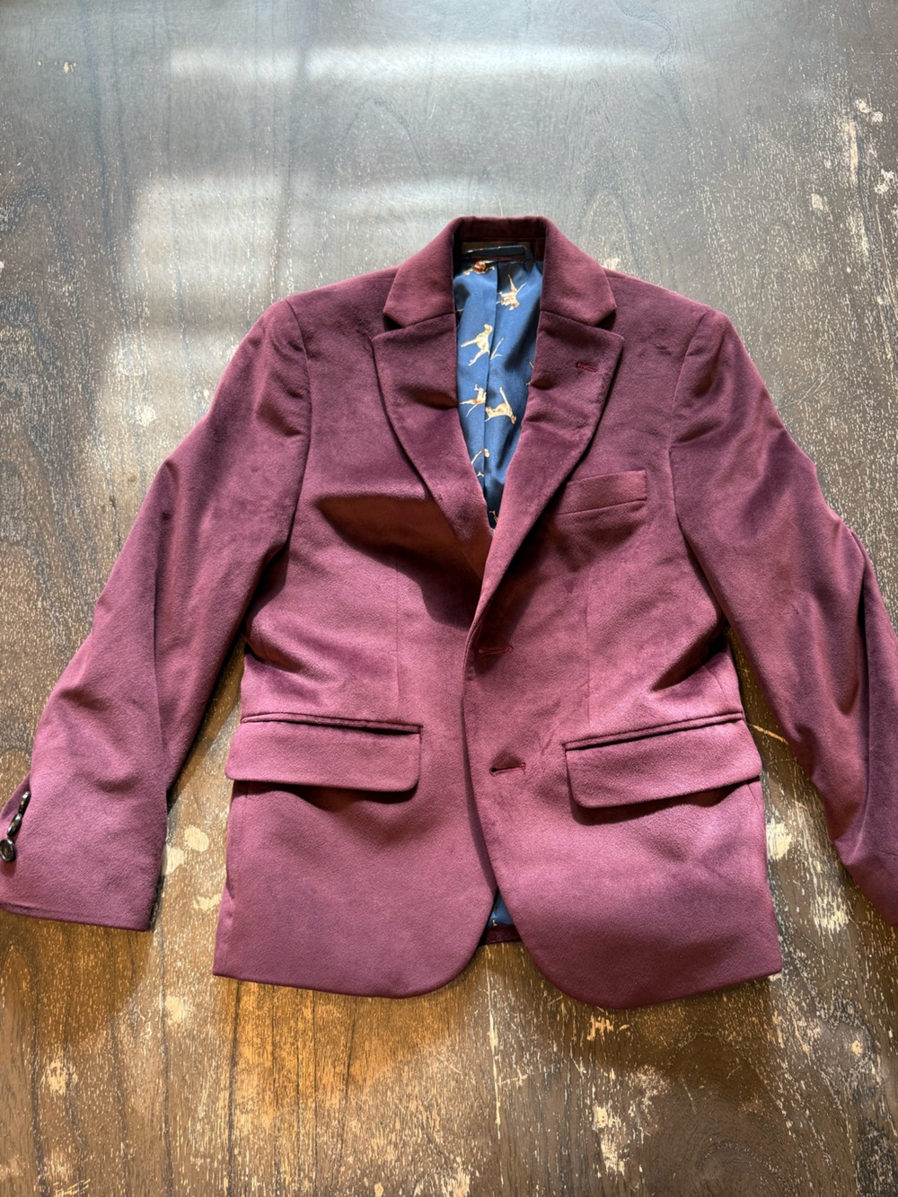 Ralph Lauren Burgundy Blazer Jacket